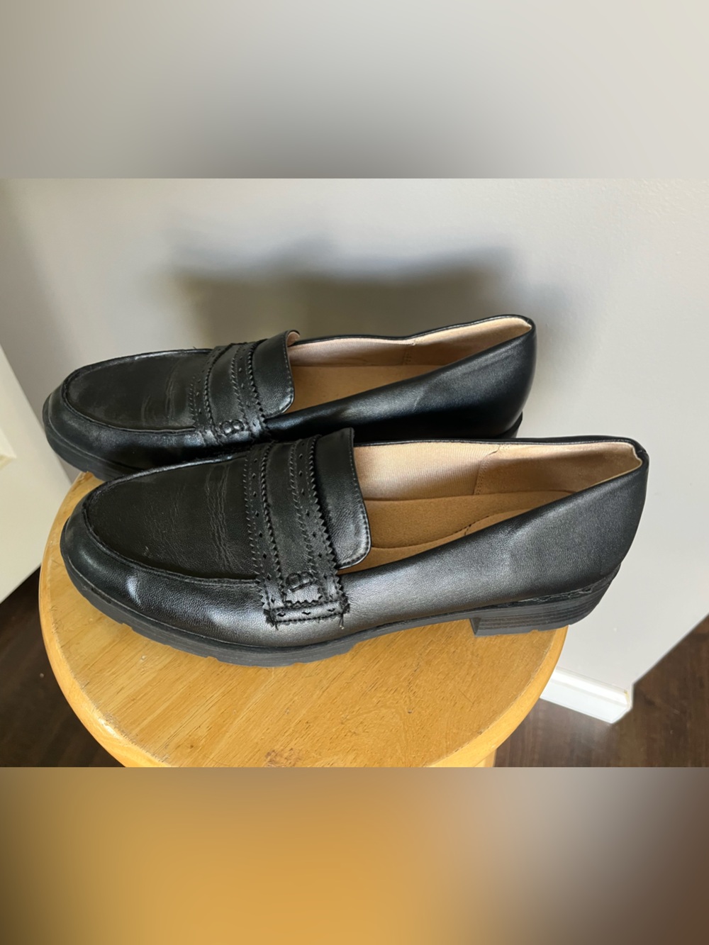 Life Stride Black Loafers